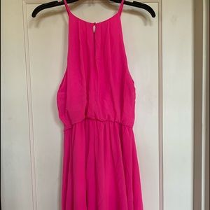 Brand New Womens/girls hot pink Francesca’s Collection Dress size Large.
